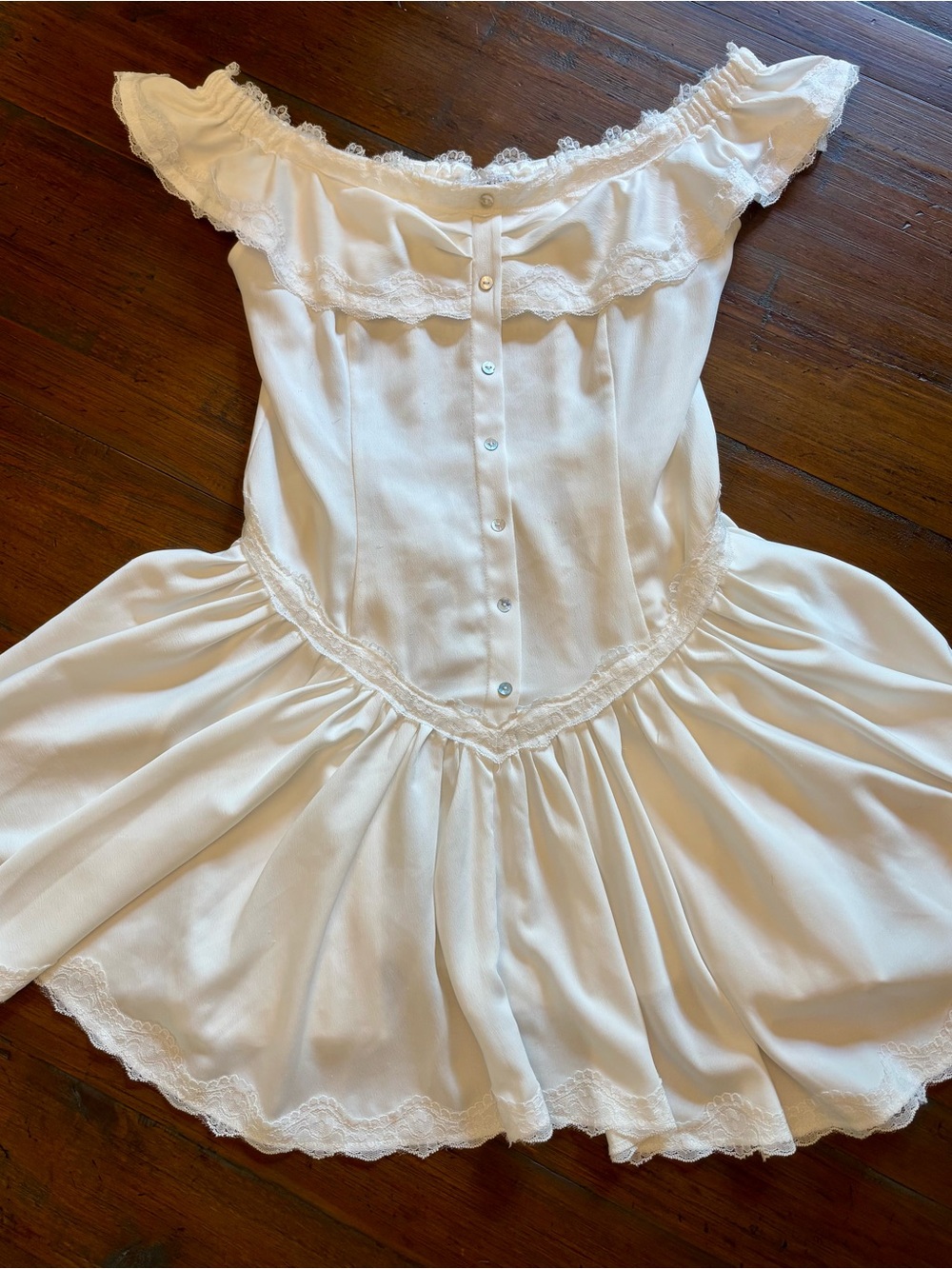 Frankie’s bikinis white Charli mini dress